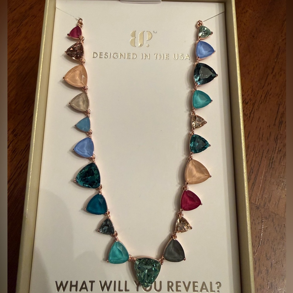 Bomb Party Jewel Candy Holiday necklace Dazzle Like Dessert NWT
